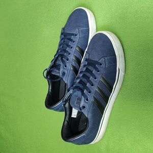 Adidas Cloudfoam Super Daily Navy Blue Black Stripes Size 9 AW3907